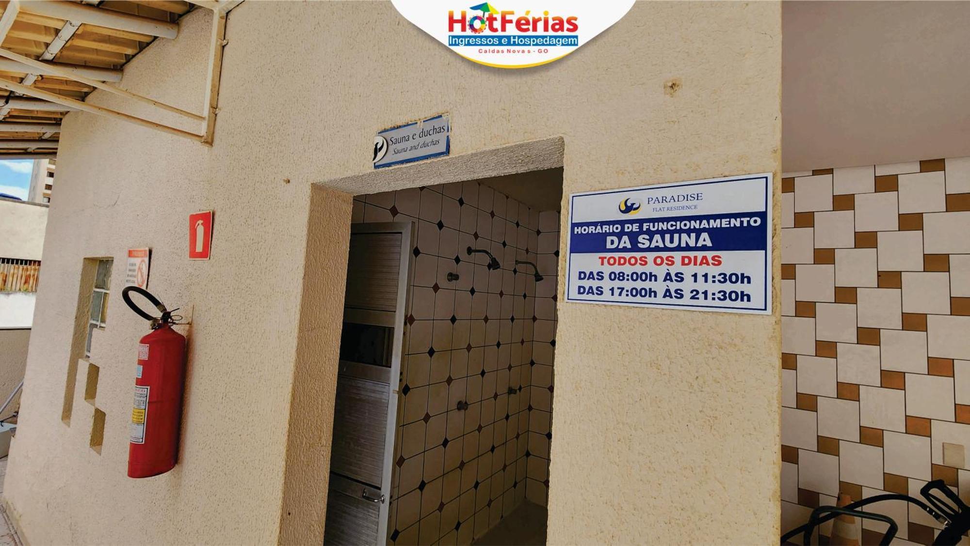 Flat Paradise, Piscinas Termais, Proximo Ao Centro - Hotferias Калдас Новас Екстериор снимка