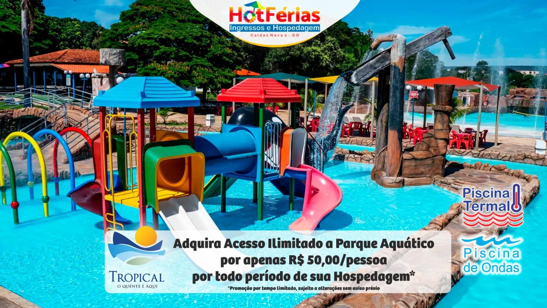 Flat Paradise, Piscinas Termais, Proximo Ao Centro - Hotferias Калдас Новас Екстериор снимка